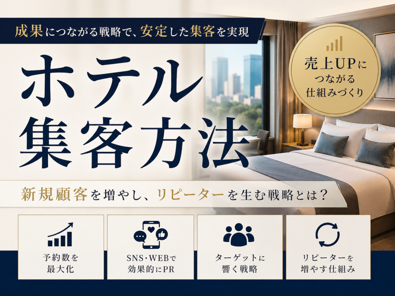 ホテル集客方法2026｜OTA・SNS・MEO・直販の戦略まとめ