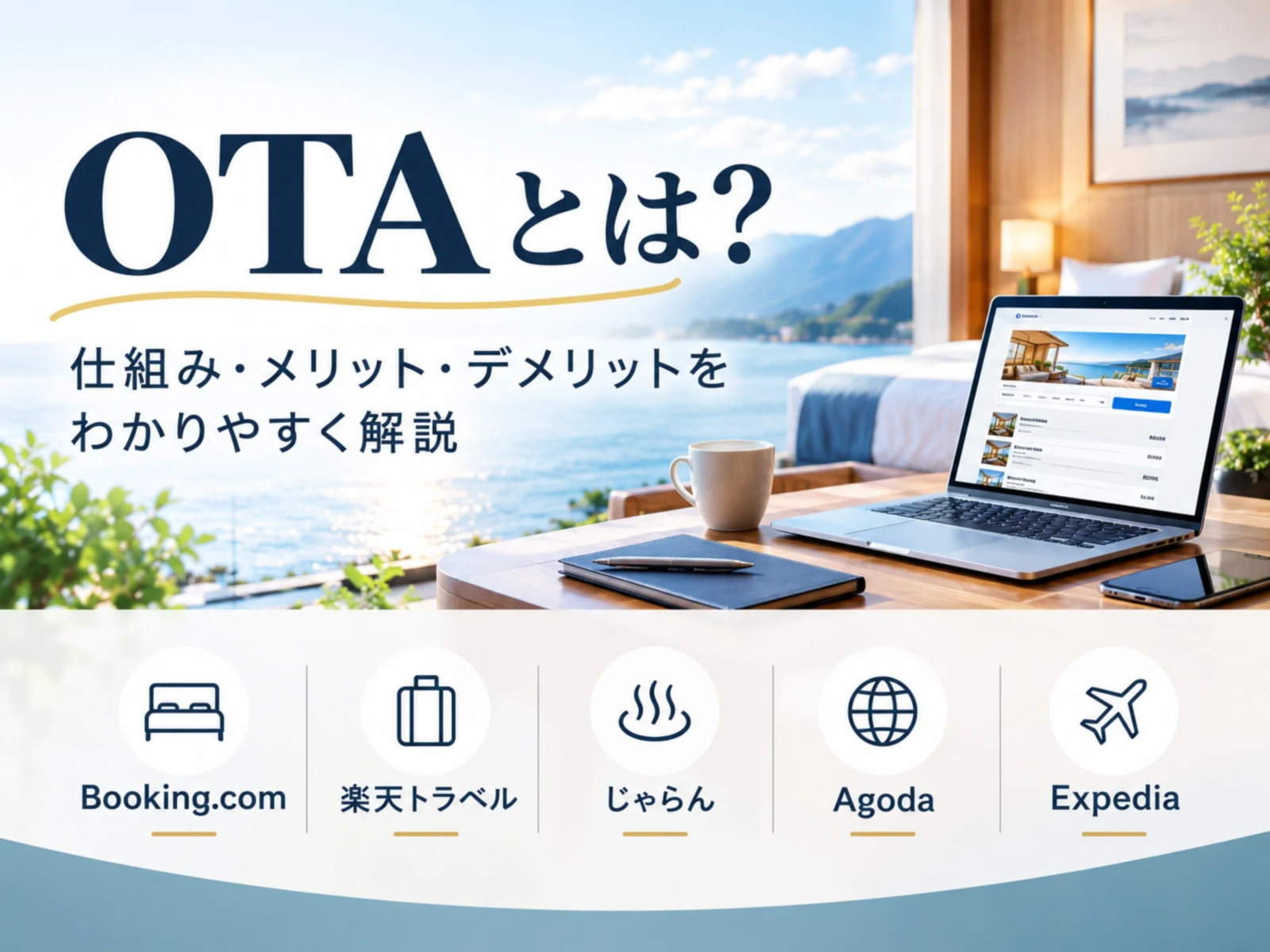 ホテル・旅館のOTAとは？手数料・メリット・デメリットと上手な活用方法